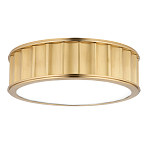 Потолочный светильник с гофрированным абажуром цвета латунь Millennium варинант исполнения - 2 | Loft Concept в Липецке