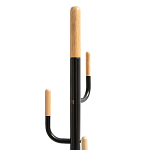 Напольная вешалка из металла и дерева Polly Floor Hanger варинант исполнения - 2 | Loft Concept в Липецке