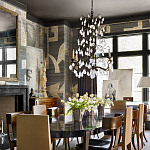 Обои ручная роспись в стиле Арт-деко Symphony Original colourway on Arkose silk dupion варинант исполнения - 2 | Loft Concept в Липецке