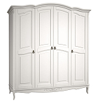 Шкаф белый из массива бука в стиле прованс White Provence варинант исполнения - 1 | Loft Concept в Липецке