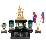 Настольный письменный набор из малахита и долерита Leader Organizer варинант исполнения - 1 | Loft Concept в Липецке