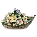 Статуэтка фарфоровая Лодка с цветами Charming Statuette варинант исполнения - 1 | Loft Concept в Липецке
