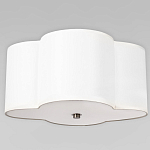 Потолочный светильник с белым волнистым плафоном из ткани Vitorino варинант исполнения - 1 | Loft Concept в Липецке