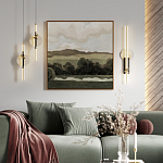 Подвесной светильник с шарообразным плафоном из алебастра и бронзовой декоративной стрекозой Alaris  варинант исполнения - 5 | Loft Concept в Липецке