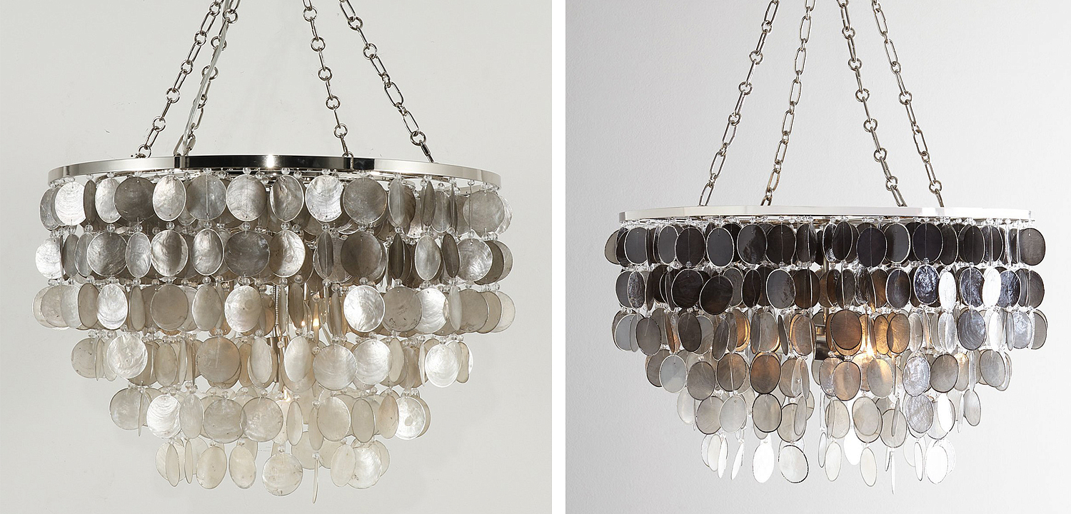 Люстра из ракушек SHELL Chandelier grey 61 Люстра из ракушек SHELL Chandelier grey 61 - Loft-Concept в Липецке