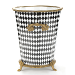 Фарфоровое кашпо Black and white square варинант исполнения - 3 | Loft Concept в Липецке