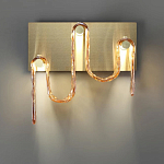 Бра волнистой формы из фактурного стекла Big Wave варинант исполнения - 7 | Loft Concept в Липецке