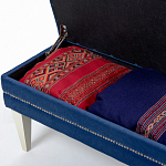 Мягкая банкетка с зоной для хранения Casket Blue варинант исполнения - 4 | Loft Concept в Липецке