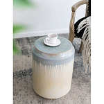 Керамический Табурет в оттенках бежевого и голубого цветов Gradient Stool варинант исполнения - 4 | Loft Concept в Липецке