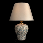 Настольная лампа с цветочной росписью Lamp Flower Painting варинант исполнения - 2 | Loft Concept в Липецке