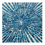 Приставной столик с инкрустацией раковинами устриц Bone Inlay варинант исполнения - 2 | Loft Concept в Липецке