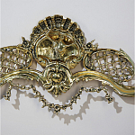 Зеркало настенное в бронзовой раме Grace Gold Mirrors  варинант исполнения - 3 | Loft Concept в Липецке