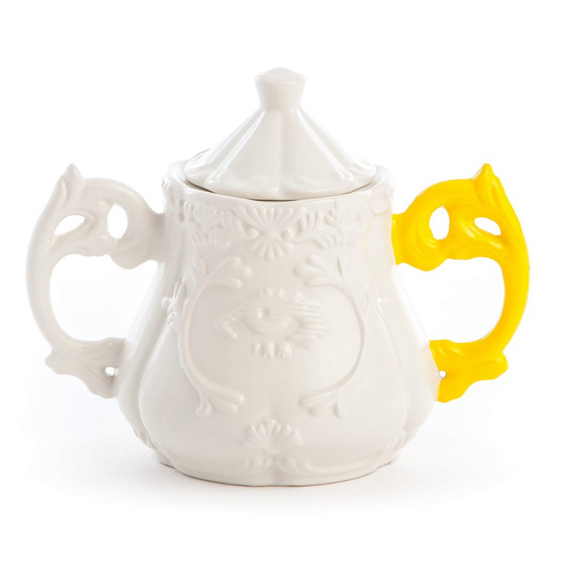 Сахарница Seletti I-Sugar Yellow Белый Желтый Сахарница Seletti I-Sugar Yellow Белый Желтый в Липецке | Loft Concept
