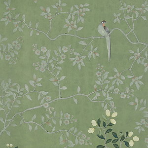 Обои ручная роспись Temple Newsam Moss Green