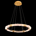 Люстра в форме кольца с золотым декором Warm Heavenly Light варинант исполнения - 5 | Loft Concept в Липецке
