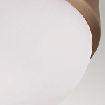 Потолочный светильник круглой формы с белым выпуклым матовым плафоном Feiss варинант исполнения - 4 | Loft Concept в Липецке