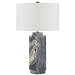 Настольная лампа с корпусом из серого мрамора Breathtaking View варинант исполнения - 4 | Loft Concept в Липецке