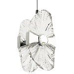 Подвесной светильник из хрусталя Fleuretta Crystal Chrome Hanging Lamp варинант исполнения - 1 | Loft Concept в Липецке