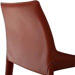 Стул коричневый из искуственной кожи на 4-х ножках Enigma Brown варинант исполнения - 2 | Loft Concept в Липецке