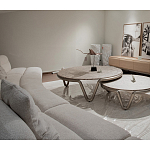 Стол журнальный круглый с узором Table Hypontic Pattern варинант исполнения - 7 | Loft Concept в Липецке