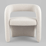 Кресло дизайнерское для лаунж зоны жемчужного цвета Pearl Lounge варинант исполнения - 9 | Loft Concept в Липецке