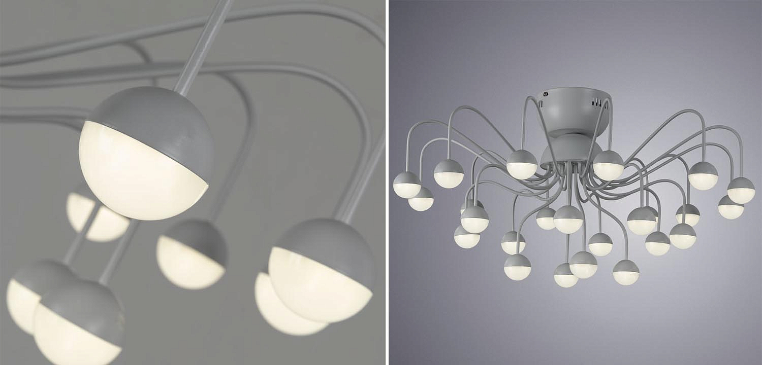 Потолочная люстра Vilelme Chandelier white Потолочная люстра Vilelme Chandelier white - Loft-Concept в Липецке