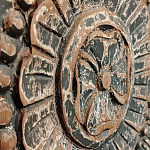 Индийский шкаф с орнаментом резьба из дерева Indian Antique Furniture  варинант исполнения - 4 | Loft Concept в Липецке