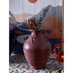 Ваза бордовая с 4-мя фактурными ручками Vase Burgundy Glaze варинант исполнения - 3 | Loft Concept в Липецке