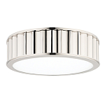 Потолочный светильник с гофрированным серебрянным абажуром Millennium варинант исполнения - 2 | Loft Concept в Липецке