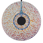 Подвесной светильник из фактурного двойного стекла Heterochromia варинант исполнения - 3 | Loft Concept в Липецке