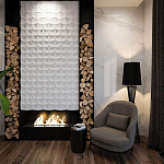 Гипсовая 3D Панель M-38 варинант исполнения - 1 | Loft Concept в Липецке