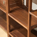 Стеллаж деревянный с полками для хранения Moon Walnut Furniture варинант исполнения - 3 | Loft Concept в Липецке