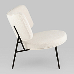 Мини-кресло District Lounge букле белый варинант исполнения - 2 | Loft Concept в Липецке