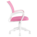Офисное кресло с основанием из белого пластика Desk chairs Pink варинант исполнения - 3 | Loft Concept в Липецке