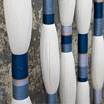 Настенное украшение из нитей Корона с кисточками Crown Wall Hanging варинант исполнения - 2 | Loft Concept в Липецке