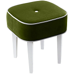 Квадратный мягкий пуф на белых ножках Winton Pouf Square варинант исполнения - 1 | Loft Concept в Липецке