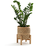 Кашпо на ножках из бамбука Bamboo Decor варинант исполнения - 2 | Loft Concept в Липецке