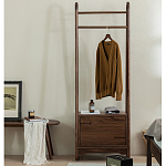 Вешалка деревянная с 2- мя ящиками Moon Walnut Furniture варинант исполнения - 1 | Loft Concept в Липецке