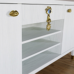 Комод-буфет Elsa Dreams White с открытыми полками   варинант исполнения - 5 | Loft Concept в Липецке