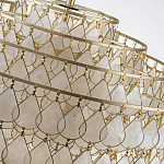 Люстра многоярусная с декором из натуральной морской ракушки Iridescent Light варинант исполнения - 7 | Loft Concept в Липецке