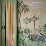 Обои ручная роспись Dandaka Glades Original colourway on painted Xuan paper варинант исполнения - 1 | Loft Concept в Липецке