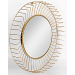 Зеркало круглое настенное в металлической оправе Modern Mirror Space варинант исполнения - 2 | Loft Concept в Липецке