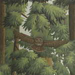 Обои ручная роспись Redwoods Colourway SC-281 on scenic paper варинант исполнения - 2 | Loft Concept в Липецке