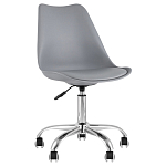 Офисный стул на металлическом основании EGGERY Grey варинант исполнения - 1 | Loft Concept в Липецке