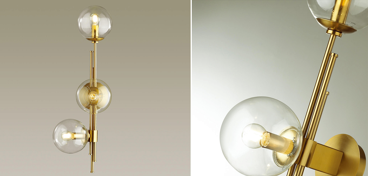Бра TRILOGY WALL SCONCE Clear glass 70 Бра TRILOGY WALL SCONCE Clear glass 70 - Loft-Concept в Липецке