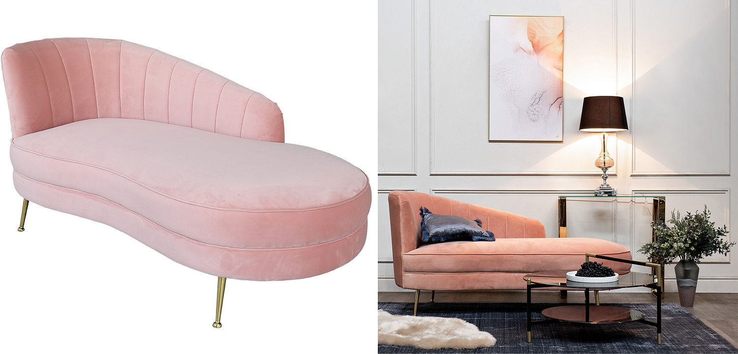 Кушетка Pink Velur Кушетка Pink Velur - Loft-Concept в Липецке