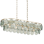 Люстра овальной формы с каскадом из декоративных элементов Harmony of Light варинант исполнения - 2 | Loft Concept в Липецке