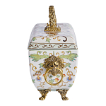 Шкатулка с фигуркой льва на крышке Eden Garden варинант исполнения - 4 | Loft Concept в Липецке