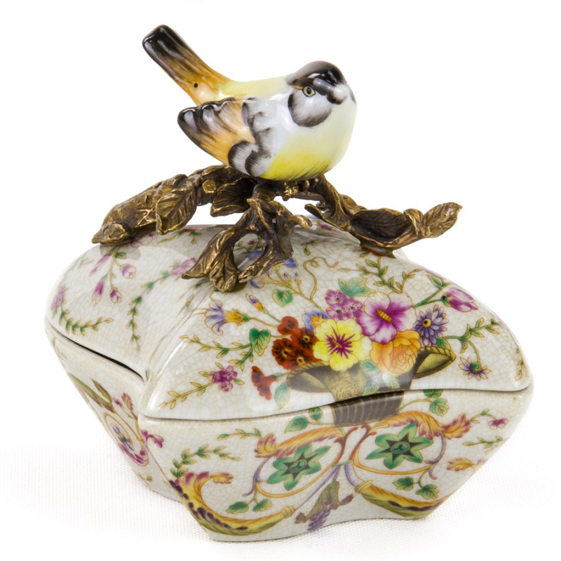 Шкатулка Casket Bird Мульти Бронза Шкатулка Casket Bird Мульти Бронза в Липецке | Loft Concept