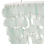 Люстра круглая с каскадом из декоративных элементов Sea Glass варинант исполнения - 2 | Loft Concept в Липецке